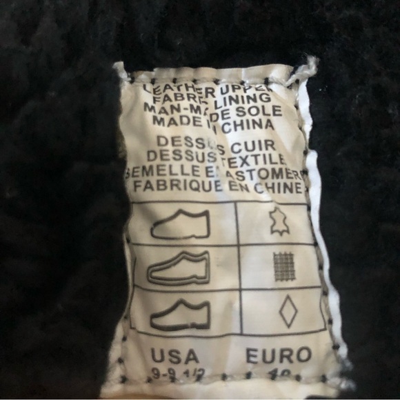 Panjar Black Leather Winter Riding Boots Size 9-9.5 - Picture 11 of 16